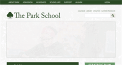 Desktop Screenshot of parkschool.org